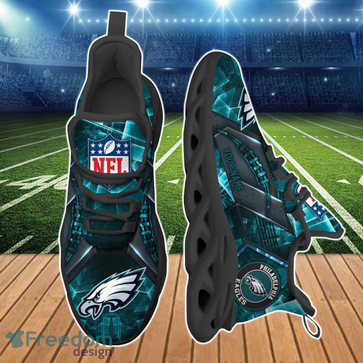 Philadelphia Eagles NFL Clunky Max Soul Shoes Custom Name Special Gift For True Fans Product Photo 2