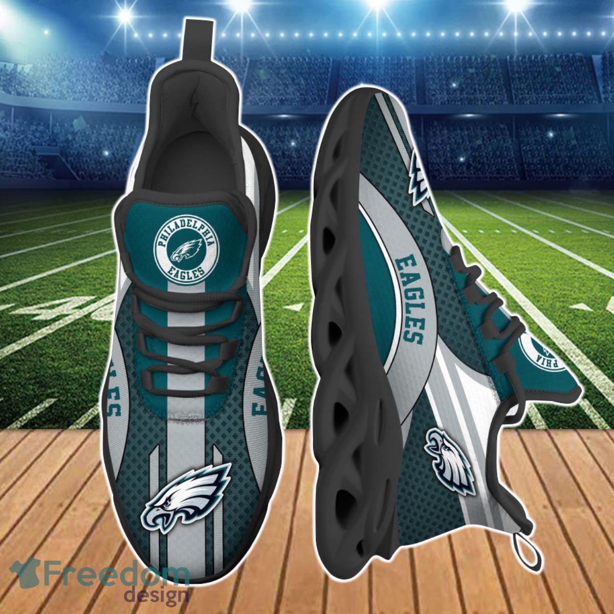 NFL Philadelphia Eagles Green White Max Soul Shoes Gift For Fans