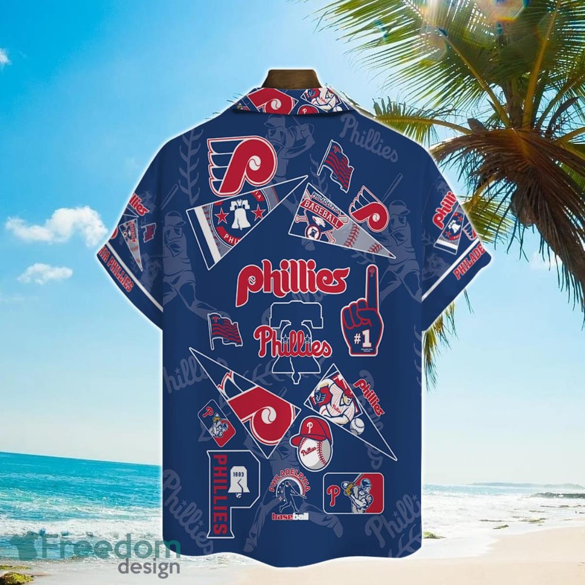 Personalized Philadelphia Phillies MLB Flower Summer Baseball Hawaiian Shirt  - Bring Your Ideas, Thoughts And Imaginations Into Reality Today