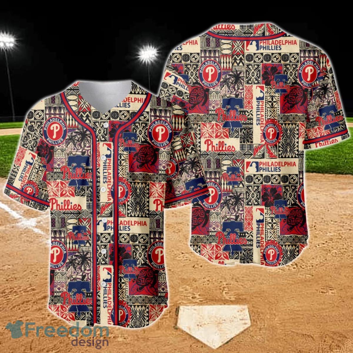 Philadelphia Phillies Major League Baseball AOP Baseball Jersey Product Photo 1