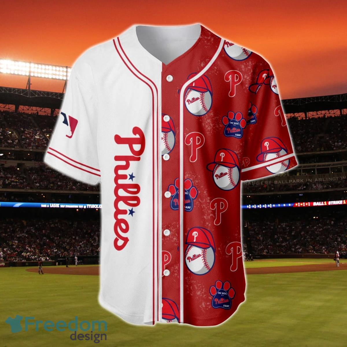 Philadelphia Phillies MLB 3D Baseball Jersey Shirt For Men Women Personalized Product Photo 2