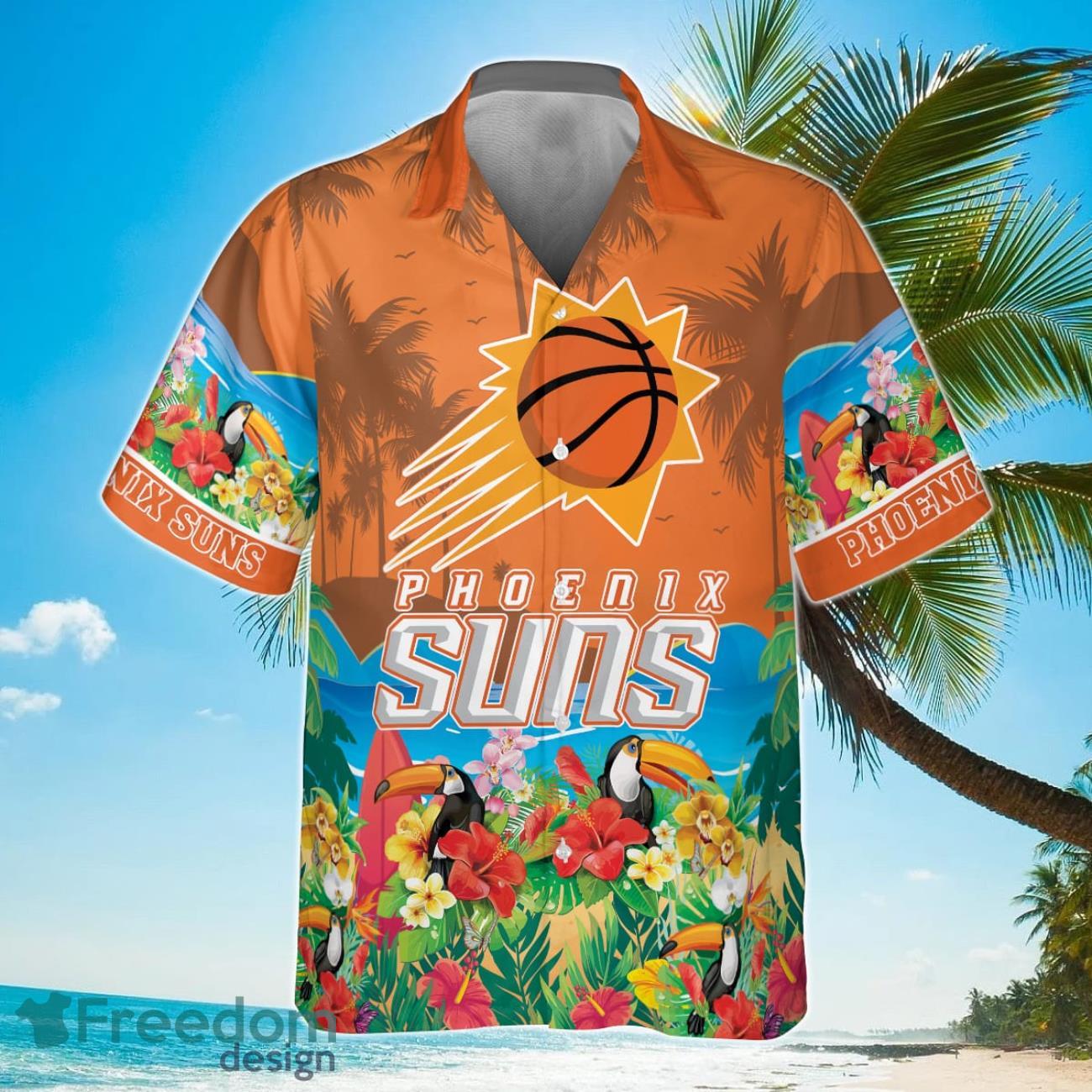 Phoenix Suns National Basketball Association 2023 Hawaiian Shirt Product Photo 2