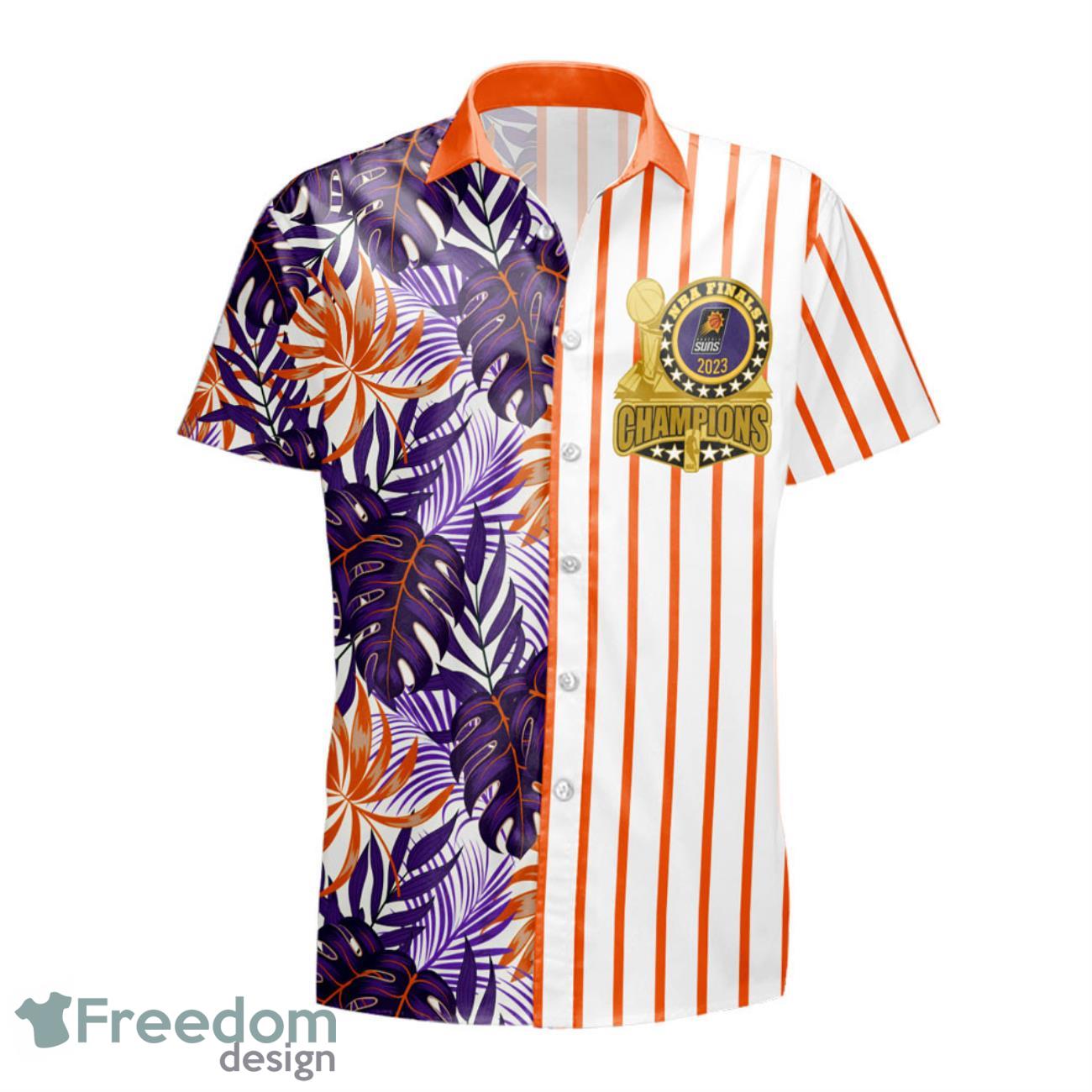 Phoenix Suns NBA Champions Pattern Print Hawaiian Shirt Product Photo 2