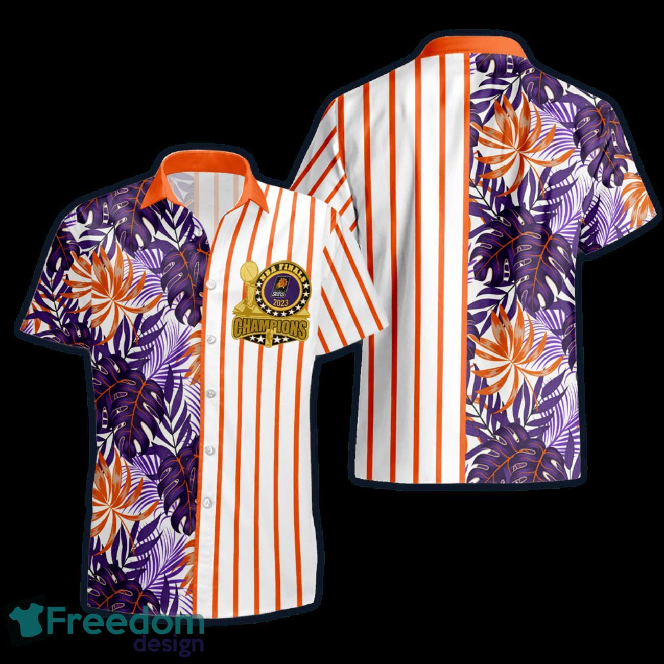 Phoenix Suns NBA Champions Pattern Print Hawaiian Shirt Product Photo 1