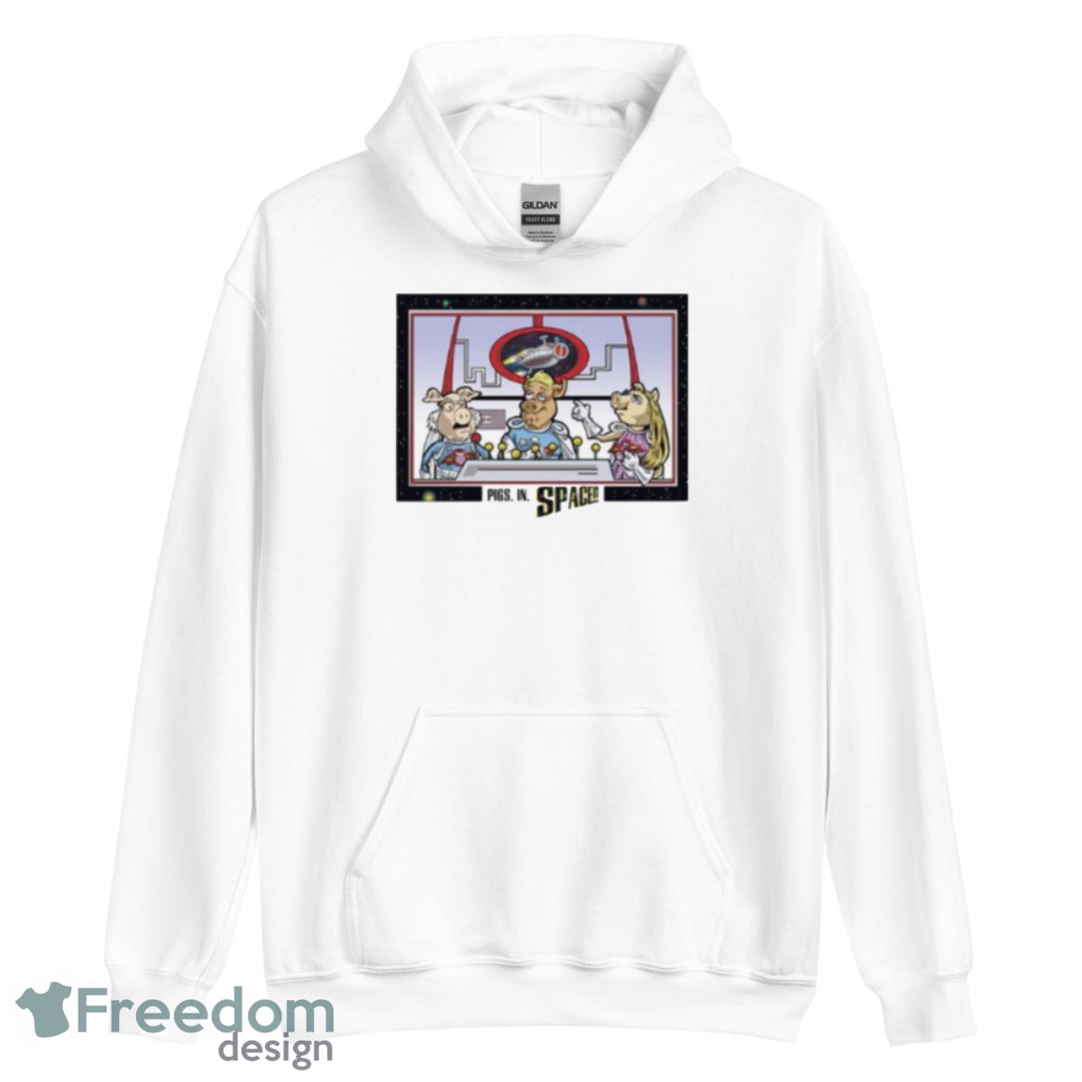Pigs In Space Star Trek Shirt image Pigs In Space Star Trek Shirt - Unisex Heavy Blend Hooded Sweatshirt
