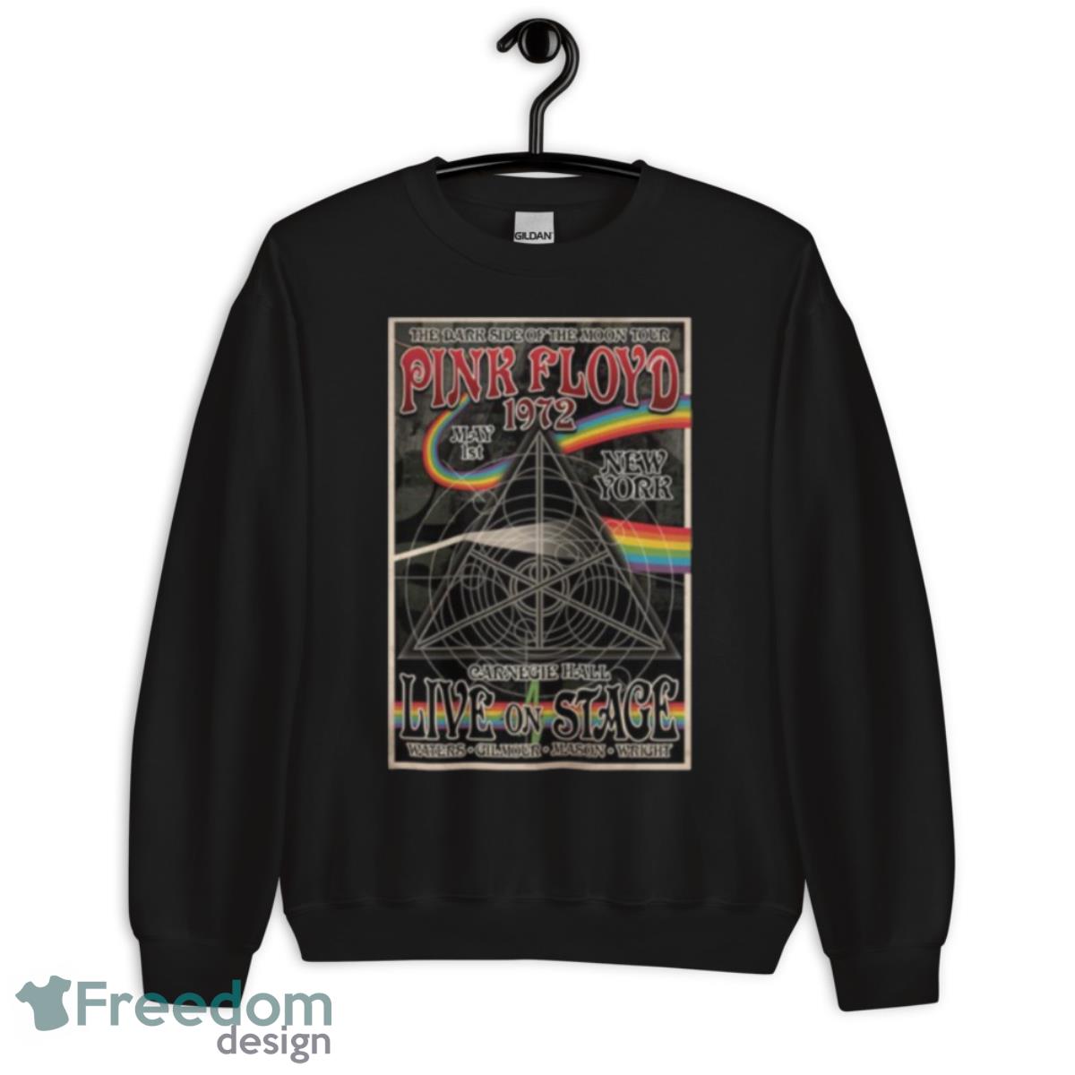 Pink Floyd 1972 Retro Distressed Shirt - Unisex Crewneck Sweatshirt Pink Floyd 1972 Retro Distressed Shirt - Unisex Crewneck Sweatshirt