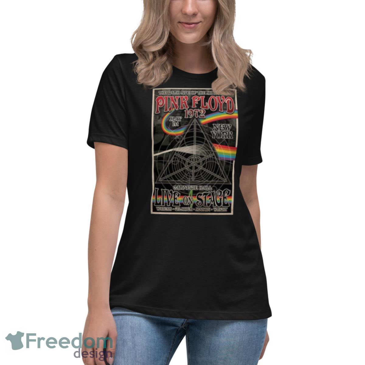 Pink Floyd 1972 Retro Distressed Shirt - Womens Relaxed Short Sleeve Jersey Tee Pink Floyd 1972 Retro Distressed Shirt - Womens Relaxed Short Sleeve Jersey Tee