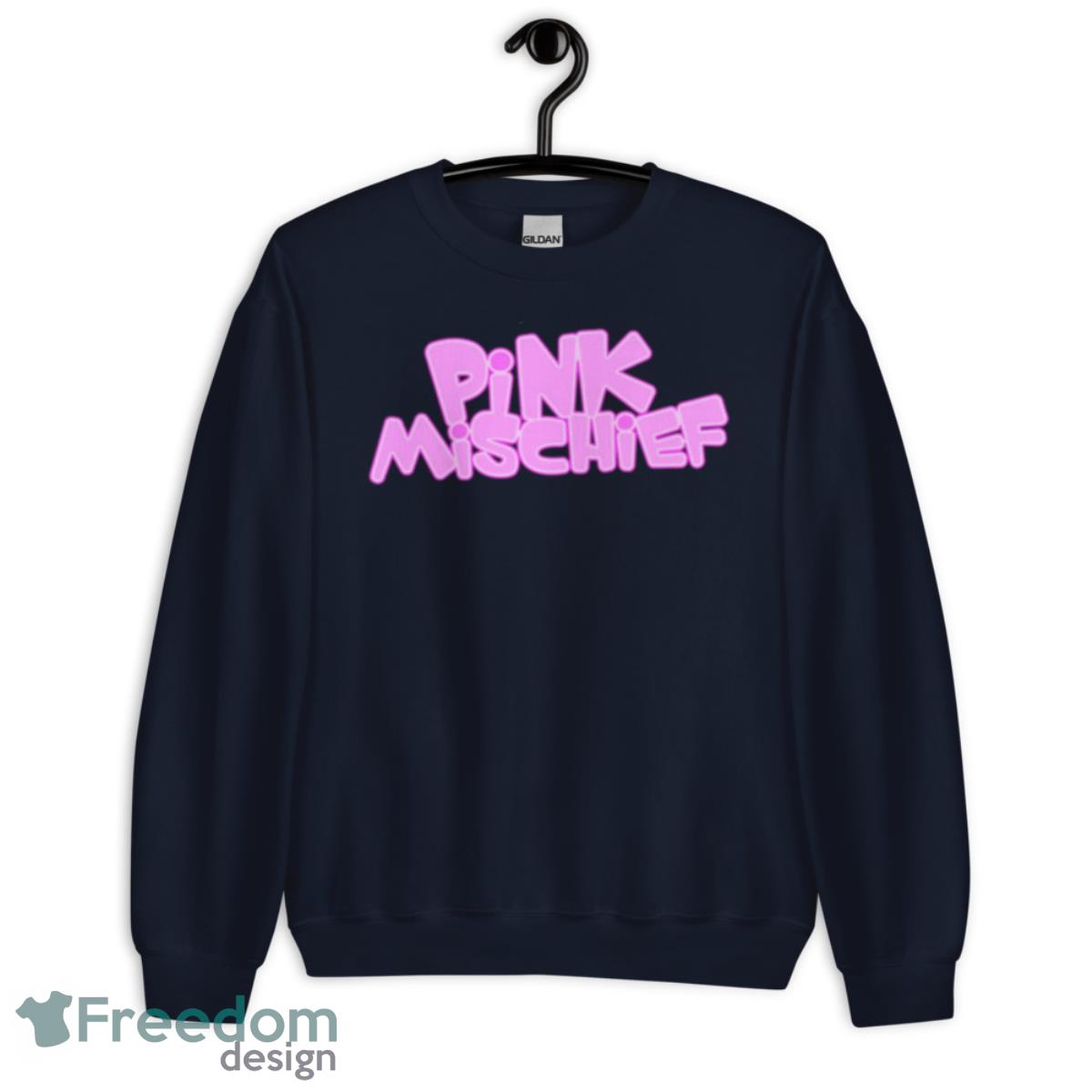 Pink Mischief Shirt - Unisex Crewneck Sweatshirt-1