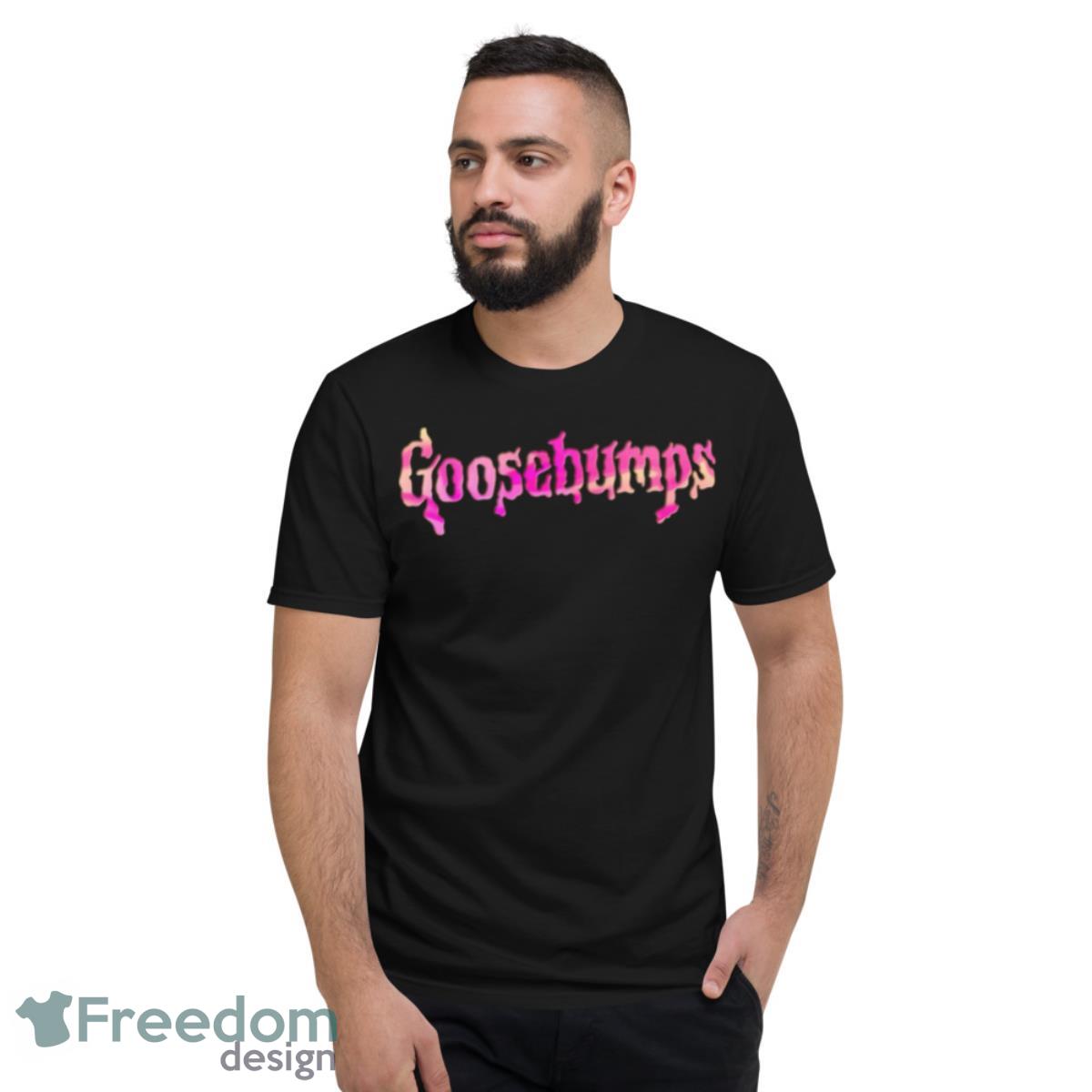 Pink Throwback Logo Goosebumps Shirt - Short Sleeve T-Shirt