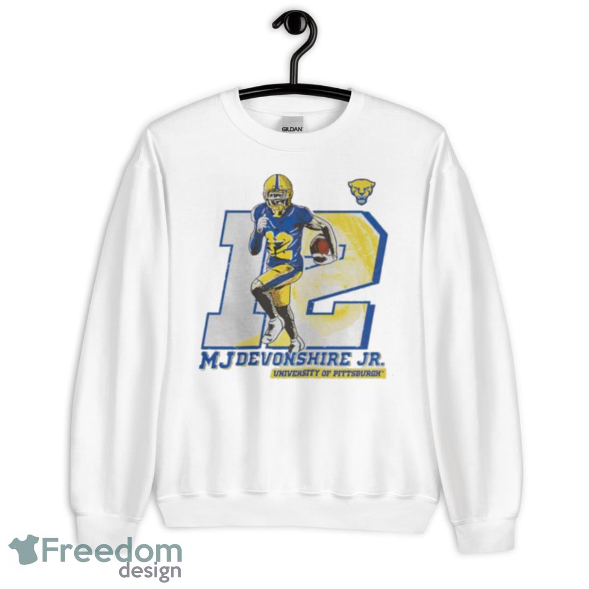 Pittsburgh NCAA Football MJ Devonshire MVP Shirt - Unisex Heavy Blend Crewneck Sweatshirt