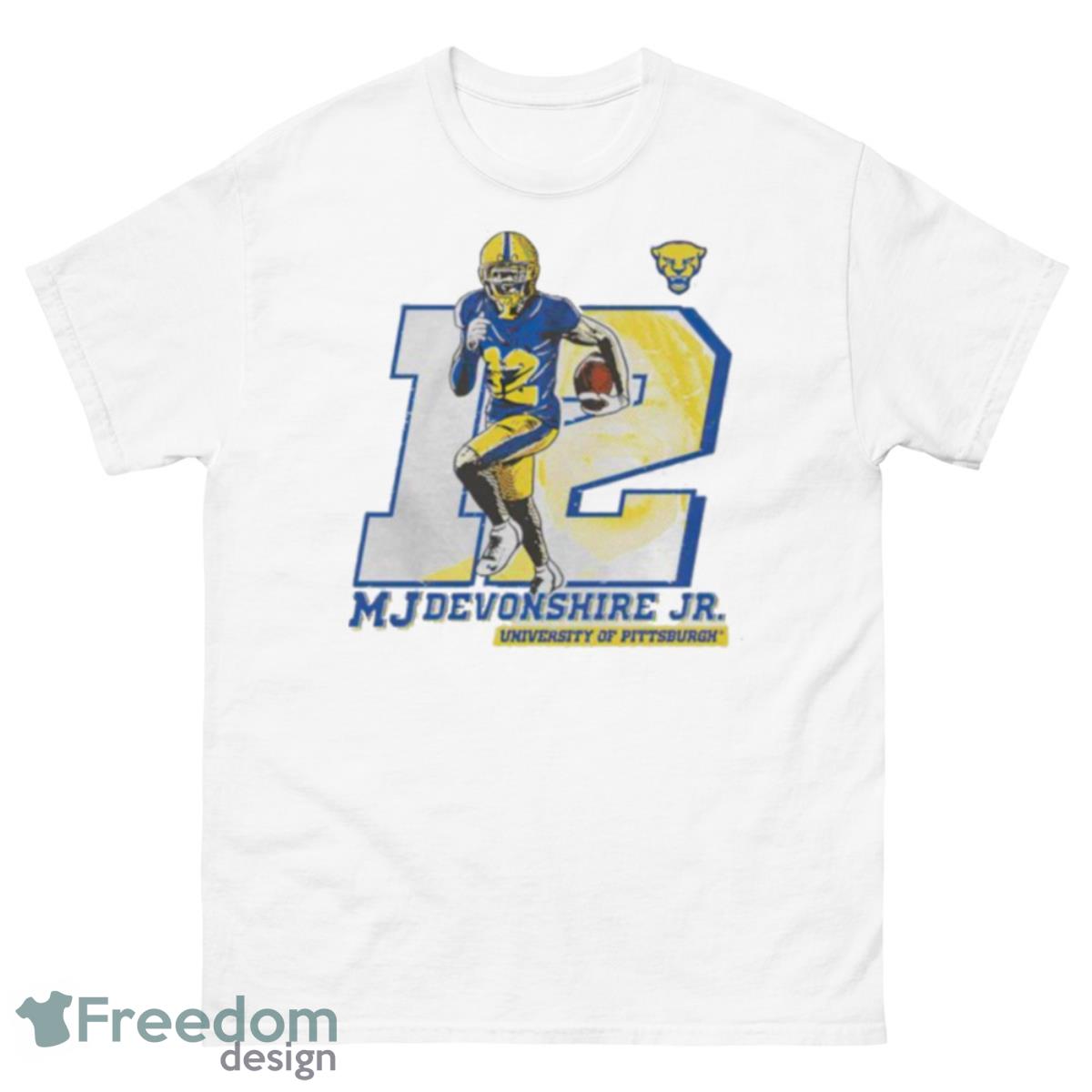 Pittsburgh NCAA Football MJ Devonshire MVP Shirt - 500 Men’s Classic Tee Gildan