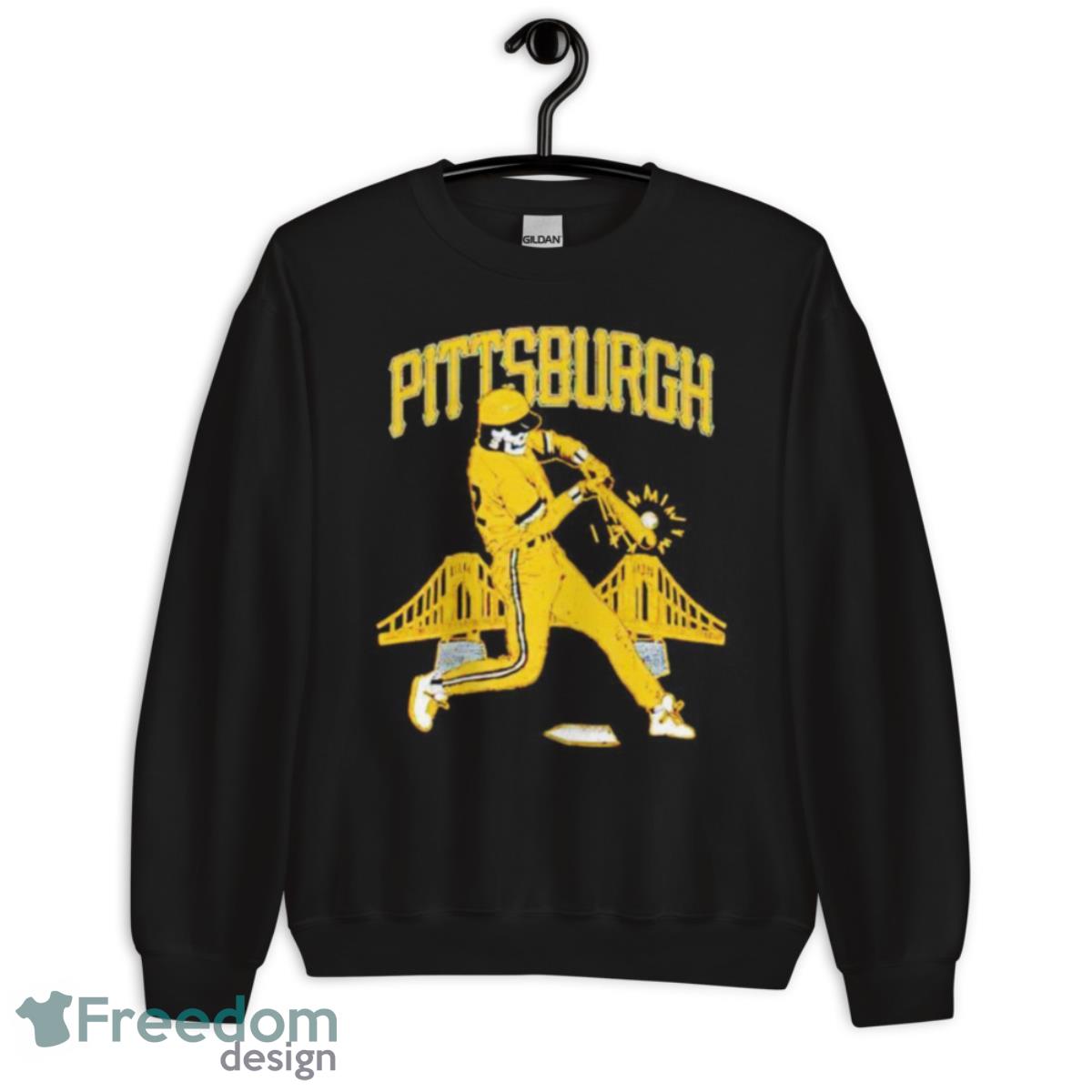 Pittsburgh Pirates Baseball Skull Shirt - Unisex Crewneck Sweatshirt Pittsburgh Pirates Baseball Skull Shirt - Unisex Crewneck Sweatshirt