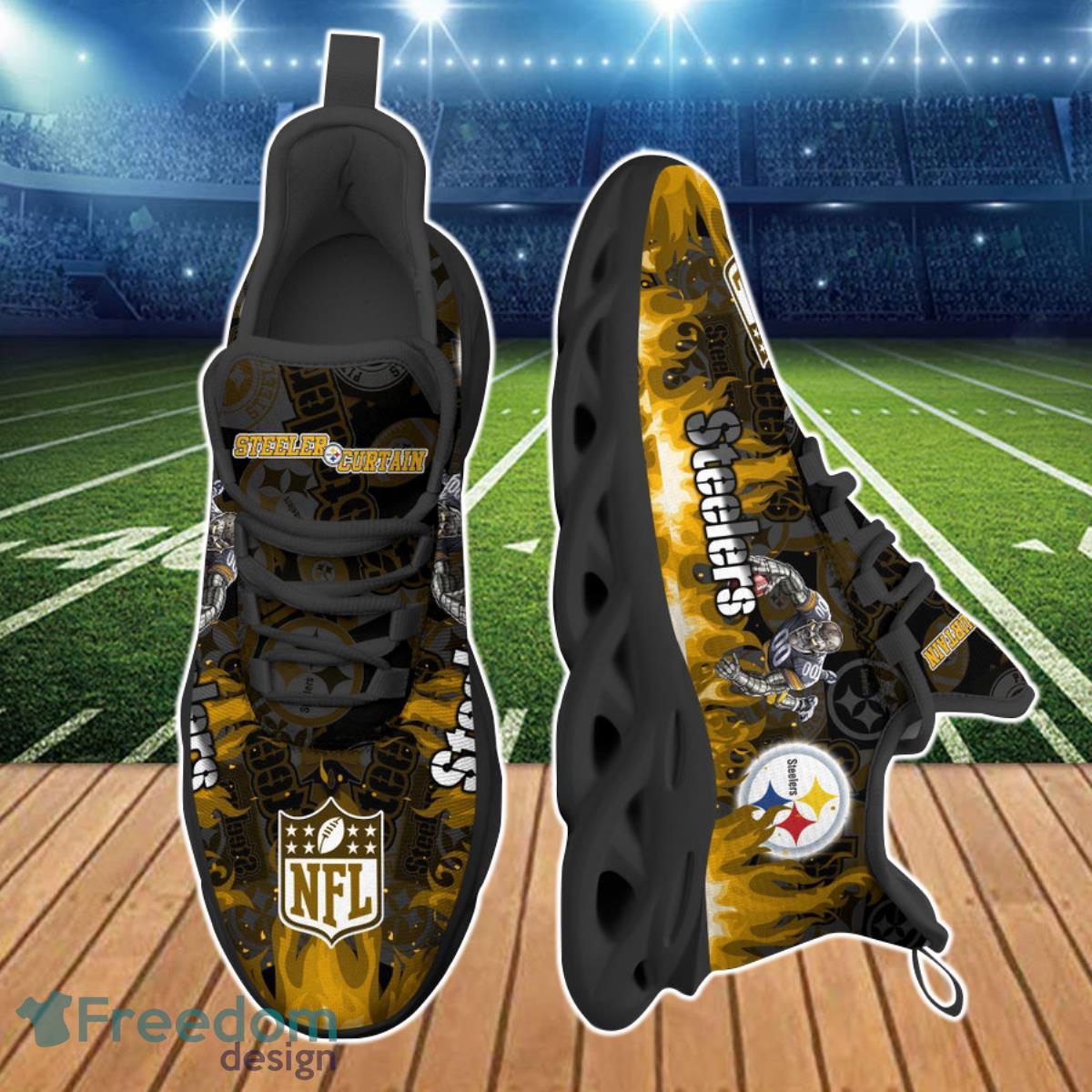 Pittsburgh Steelers NFL Clunky Max Soul Shoes Best Gift For Fans Product Photo 2