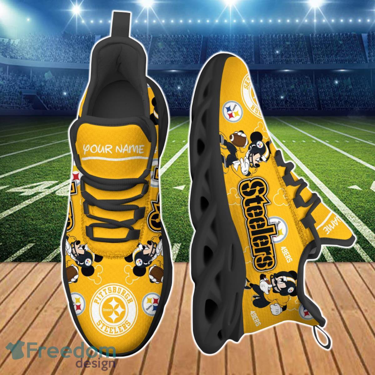 Pittsburgh Steelers NFL Clunky Max Soul Shoes Custom Name Best Gift For Real Fans Product Photo 2