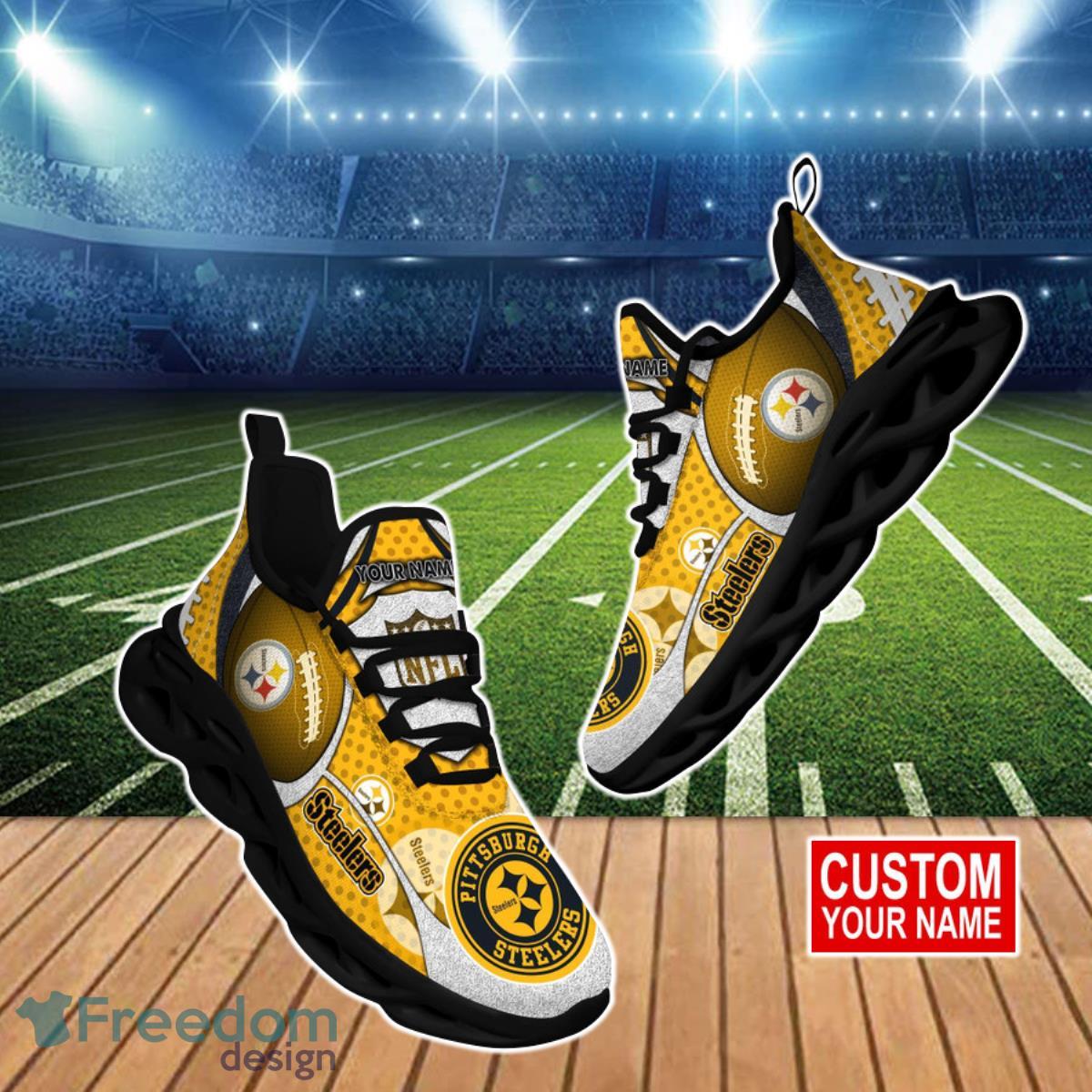 Pittsburgh Steelers NFL Clunky Max Soul Shoes Custom Name Best Gift For Men  And Women Fans