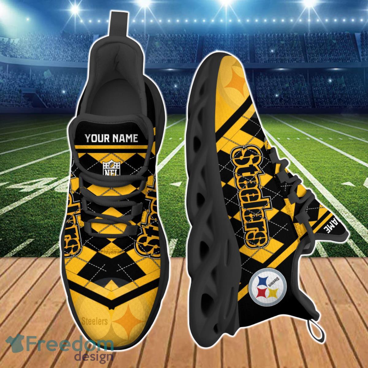 Pittsburgh Steelers NFL Clunky Max Soul Shoes Custom Name Special Gift For Fans Product Photo 2