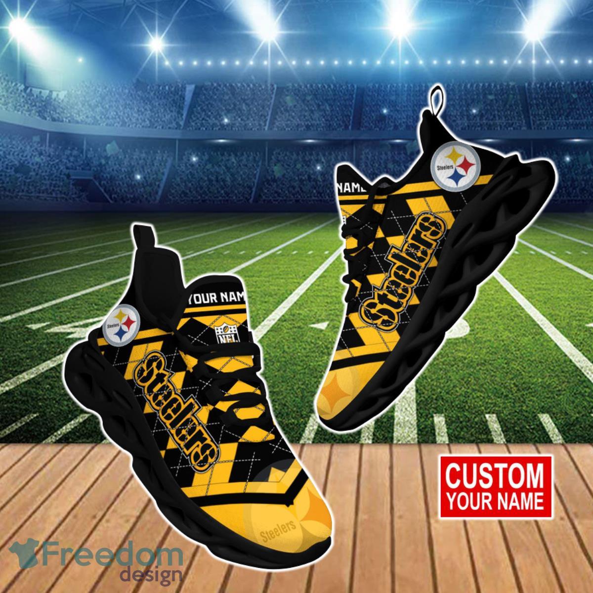 Pittsburgh Steelers NFL Clunky Max Soul Shoes Custom Name Special Gift For Fans Product Photo 1