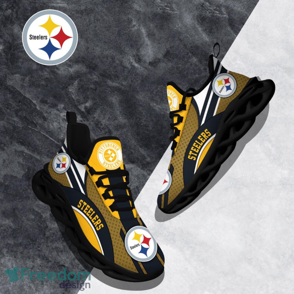 Pittsburgh Steelers NFL Clunky Max Soul Shoes Custom Name Special Gift For Men And Women Fans Product Photo 1