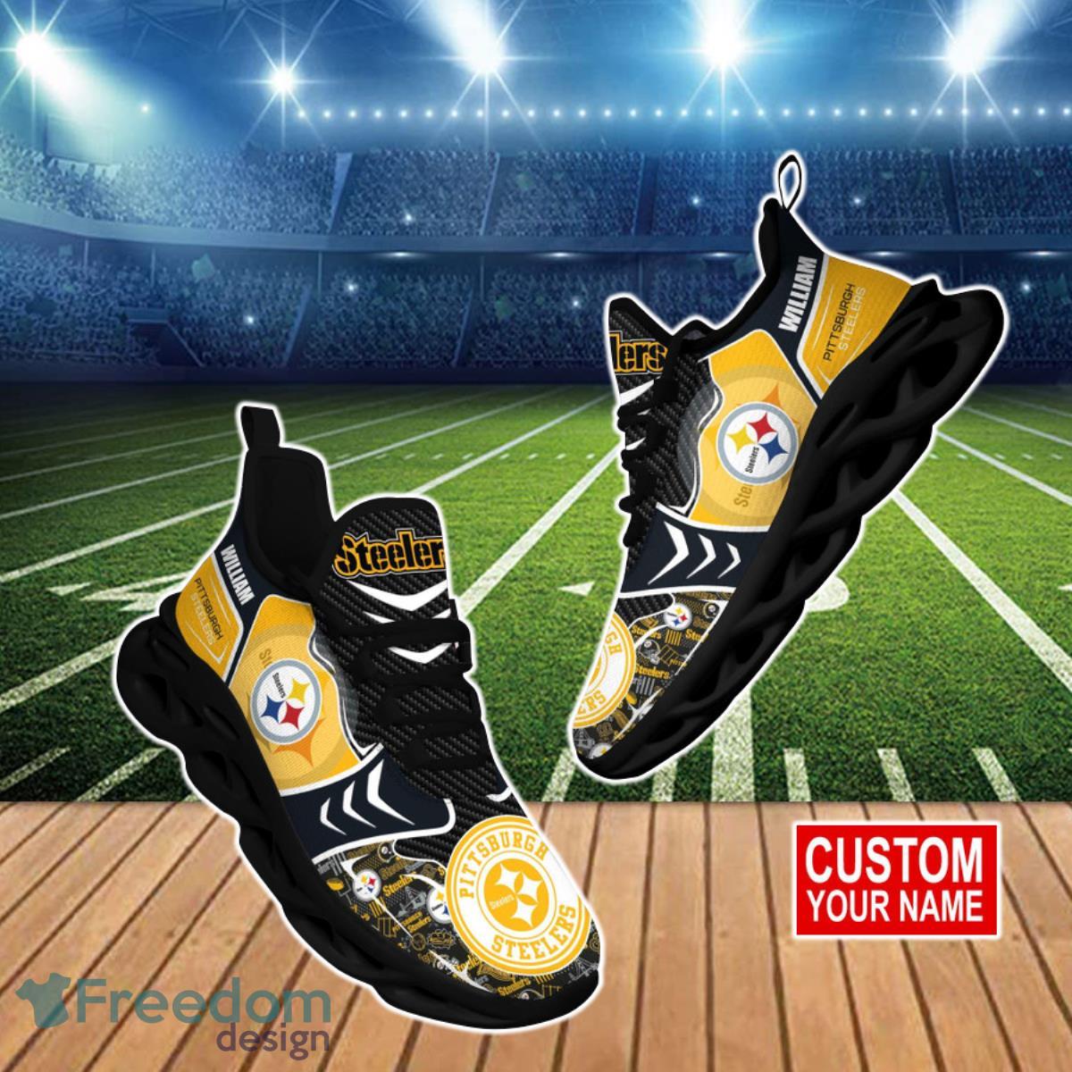 Pittsburgh Steelers NFL Clunky Max Soul Shoes Custom Name Special Gift For Real Fans Product Photo 1