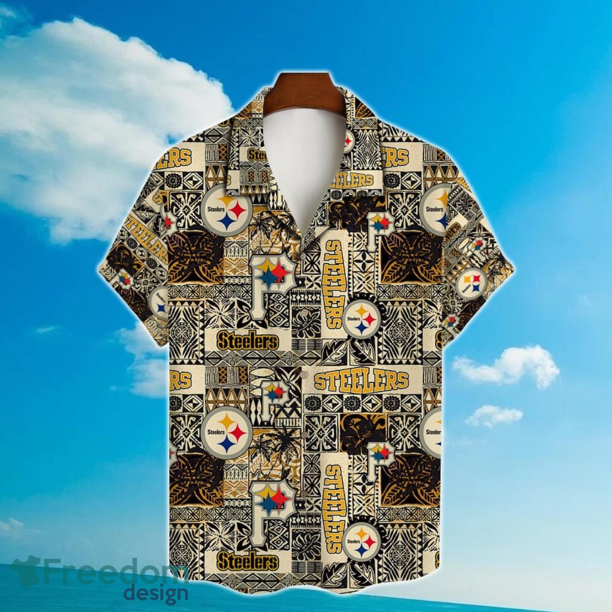 Pittsburgh Steelers 2023 AOP Hawaiian Shirt Style 9 For Men And