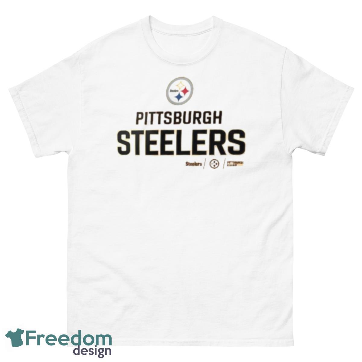 Gildan Pittsburgh Steelers Logo T-Shirt Ash 3XL