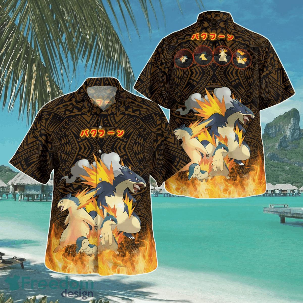 Pokemon T Tribal Hawaii Shirt Aloha Shirt For Men Women Product Photo 1