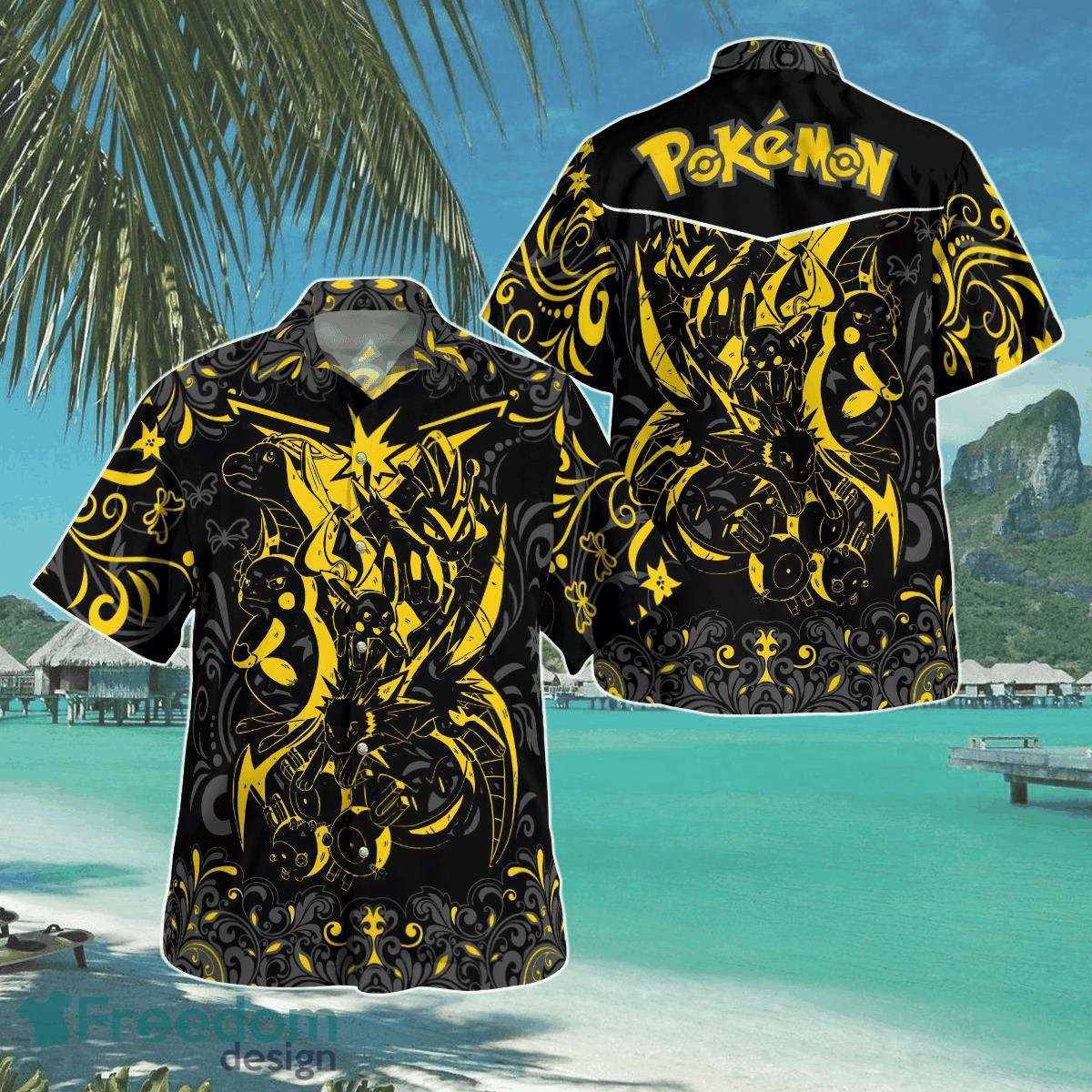 Pokmon Tropical Hawaiian Shirt Aloha Shirt For Men Women Product Photo 1