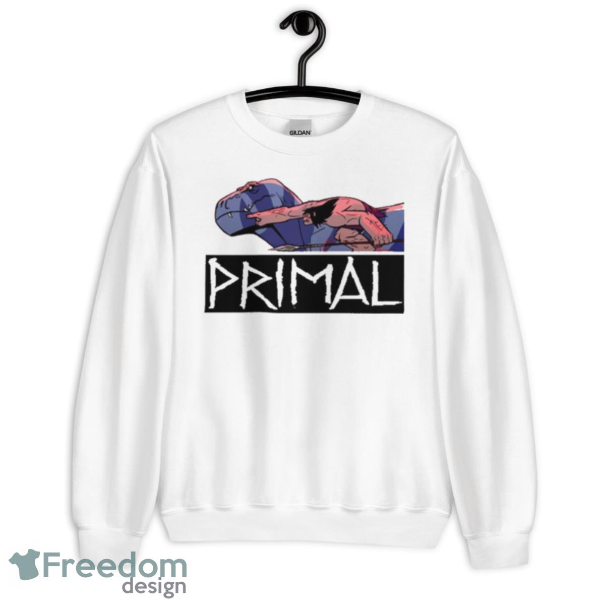 Primal Iconic Design Anime Shirt - Unisex Heavy Blend Crewneck Sweatshirt