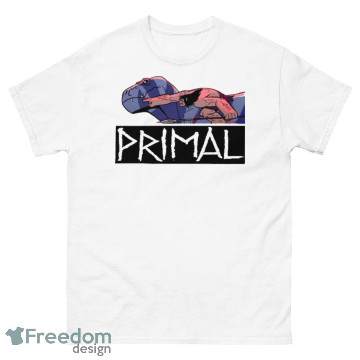 Primal Iconic Design Anime Shirt - 500 Men’s Classic Tee Gildan