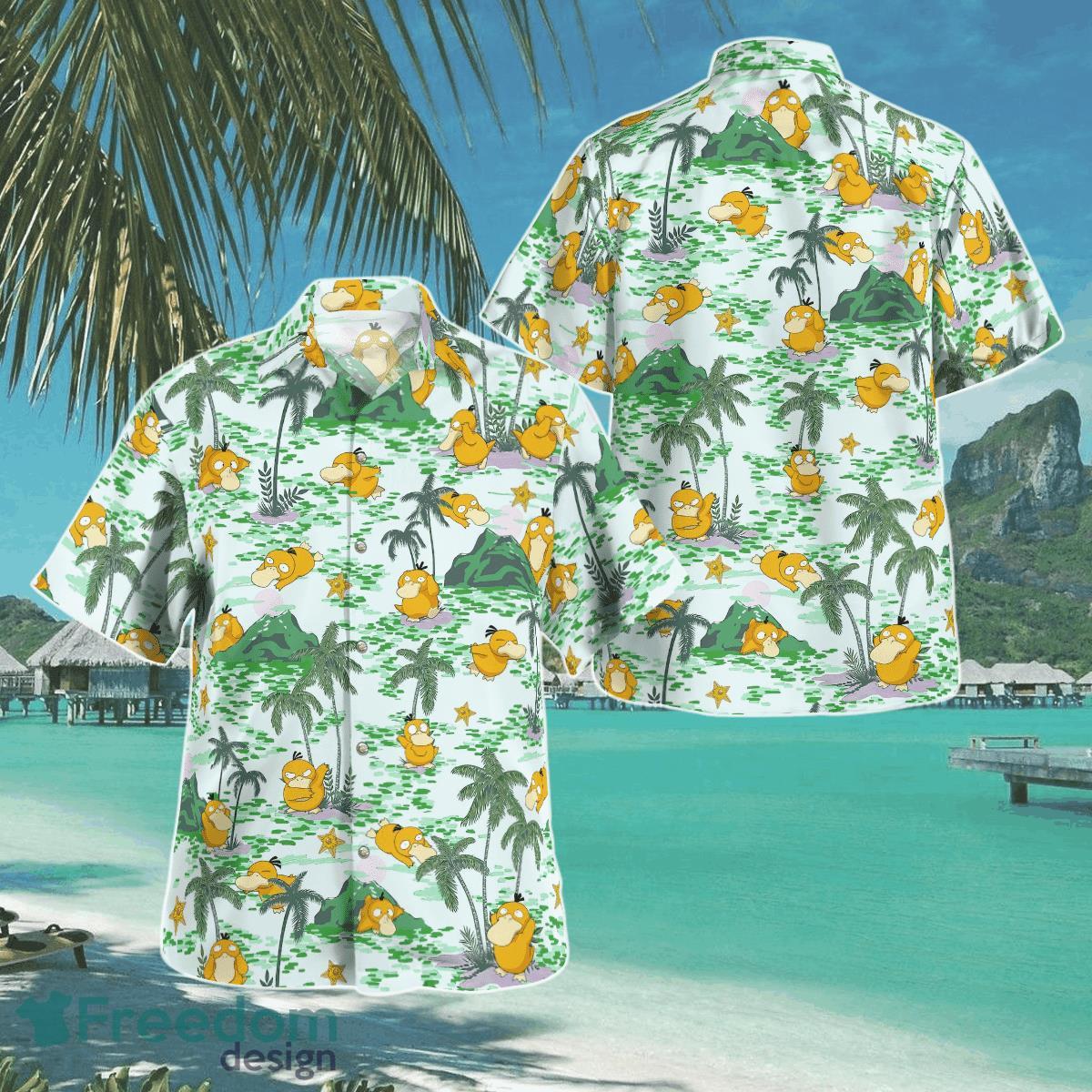 PSYDUCK Hawaiian Shirt Aloha Shirt For Men Women Product Photo 1