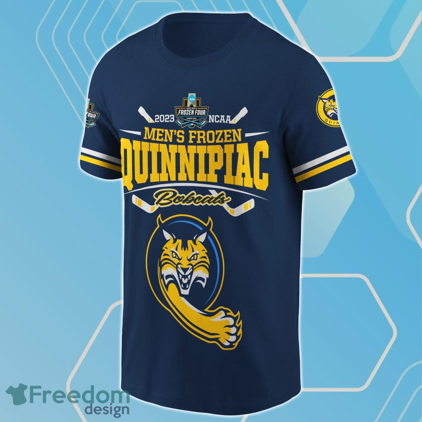 Quinnipiac Bobcats National Collegiate Athletic Association 2023 3D Shirt For True Fans Product Photo 2