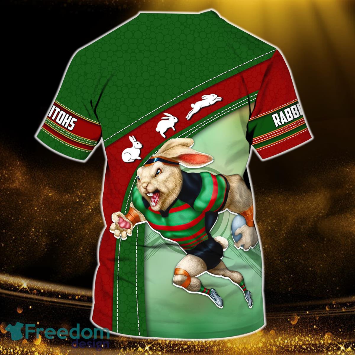 Rabbitohs Fans Personalized Name 3D Tshirt Product Photo 2