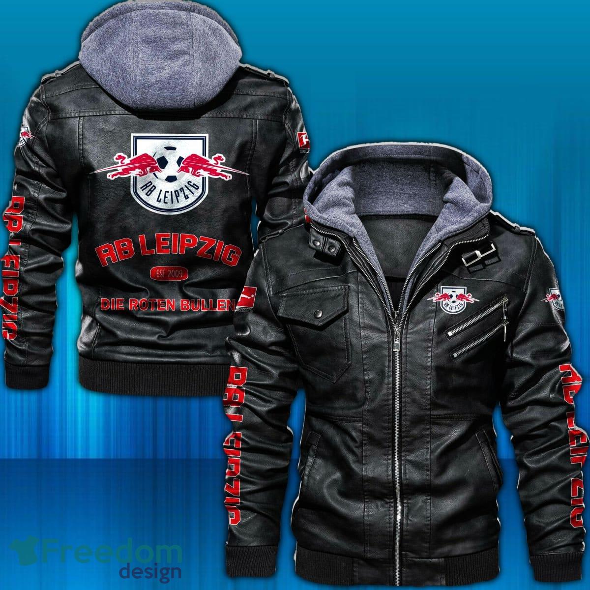 RB Leipzig Logo Bundesliga Leather Jacket For Men And Women - Freedomdesign