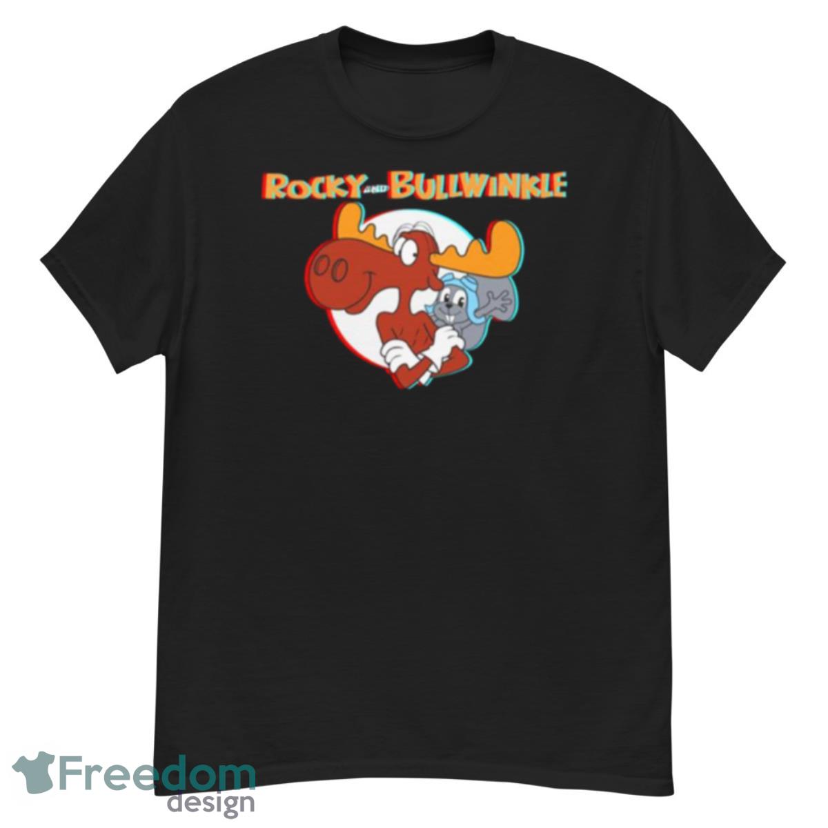 Rocky & Bullwinkle Glintch Design Shirt - G500 Men’s Classic T-Shirt