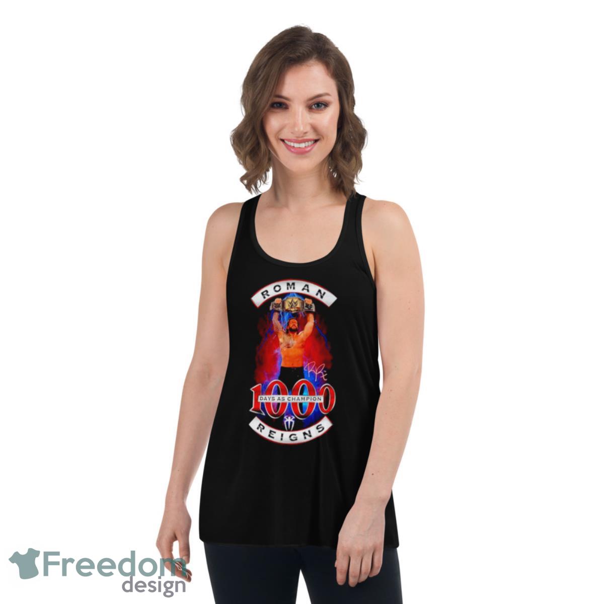 Roman Reigns 1000 Days As Champion Signature Shirt image Roman Reigns 1000 Days As Champion Signature Shirt