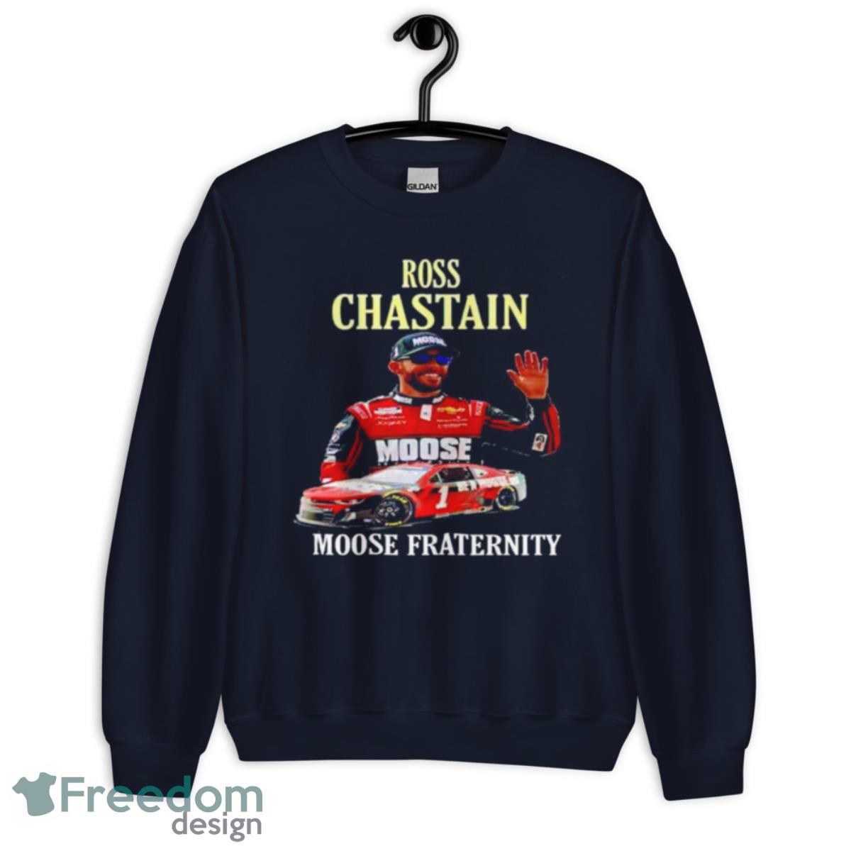 Ross Chastain Moose Fraternity Shirt - Unisex Crewneck Sweatshirt-1