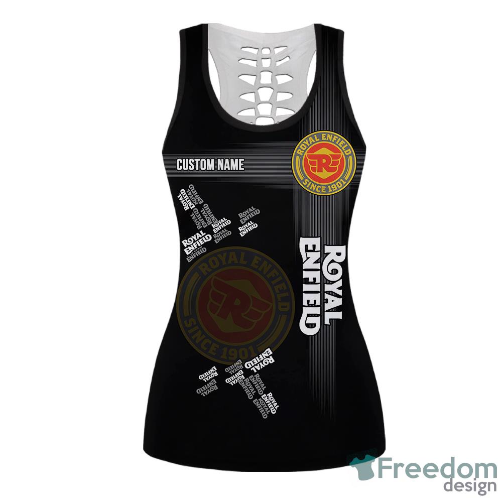 Royal Enfield AS 3D Full Printing Custom Name Leggings And Hollow Tank - Royal Enfield AS 3D Hollow tank Leggings Full Printing Custom Name_15
