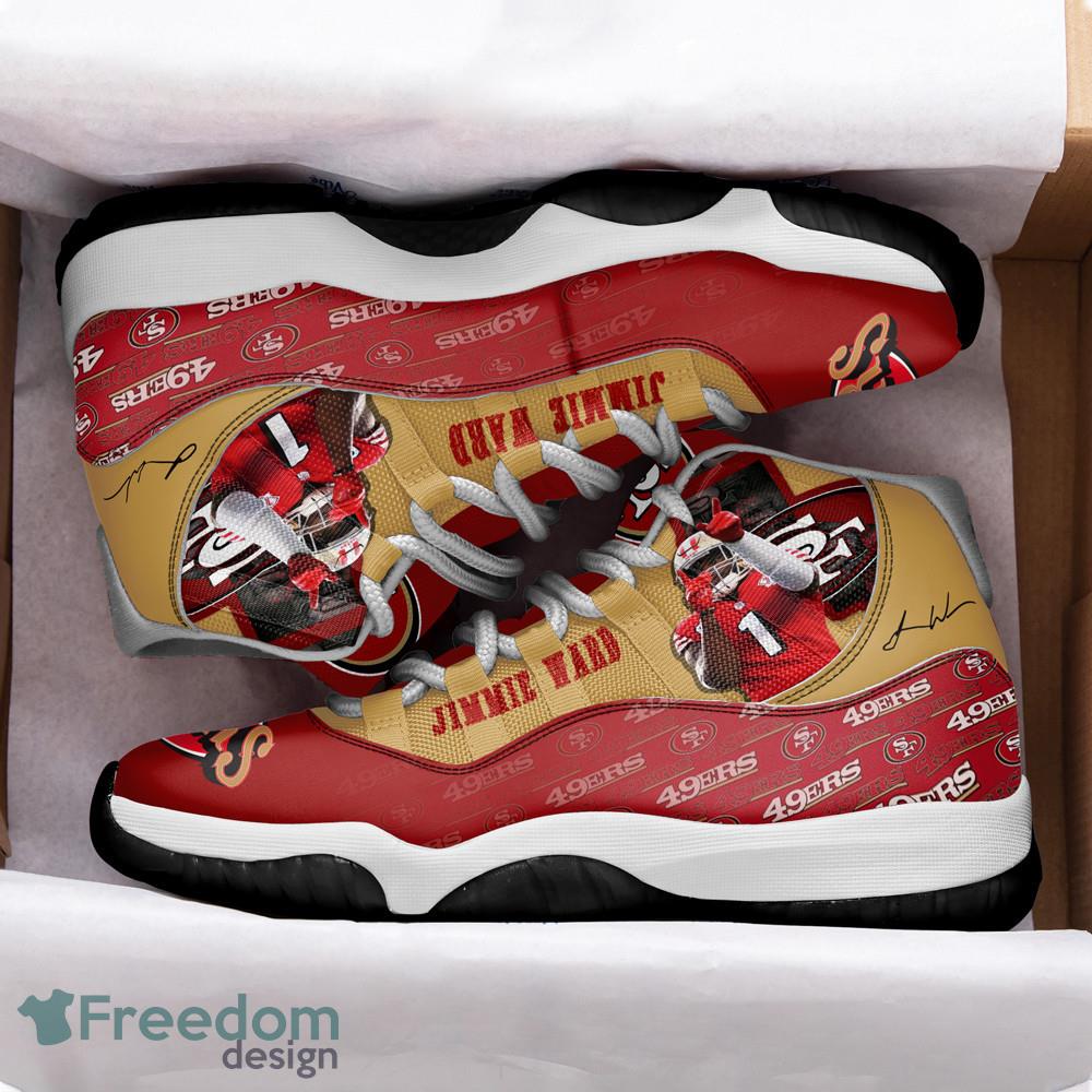 San Francisco 49ers Jimmie Ward Air Jordan 11 Shoes For Men Women Product Photo 2