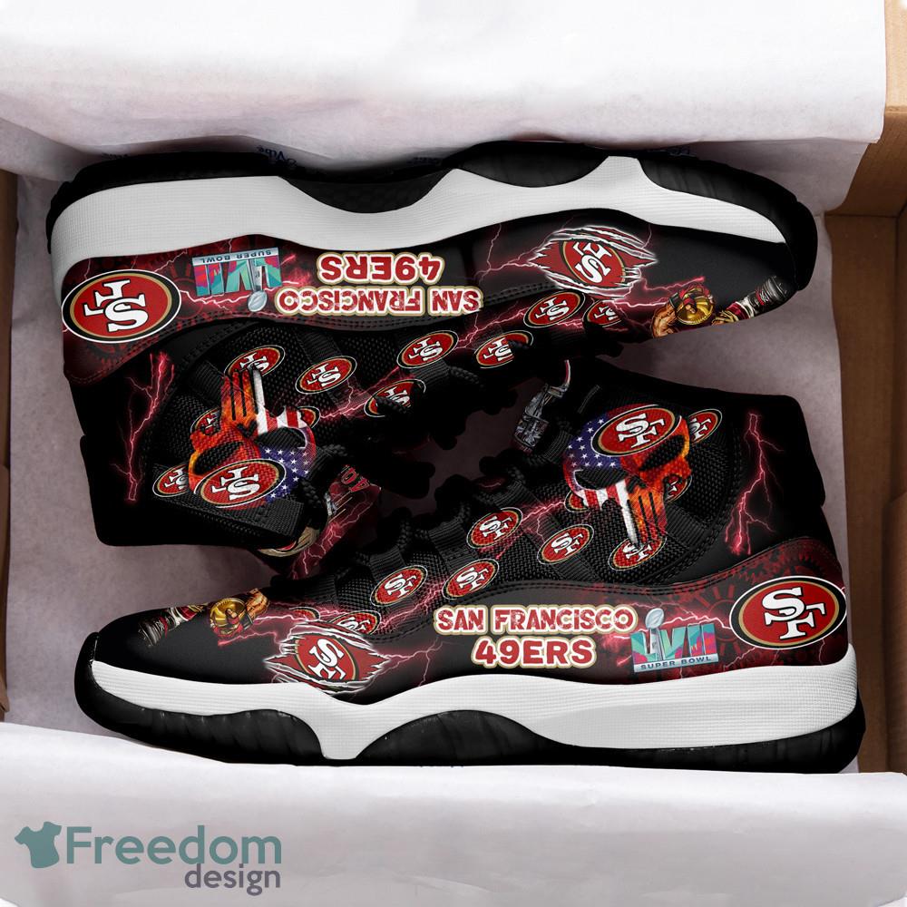 San Francisco 49ers Nation Team Air Jordan 11 Shoes For Men Women Product Photo 2