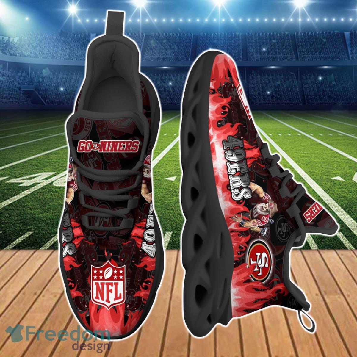 San Francisco 49ers NFL Clunky Max Soul Shoes Best Gift For Fans Product Photo 2