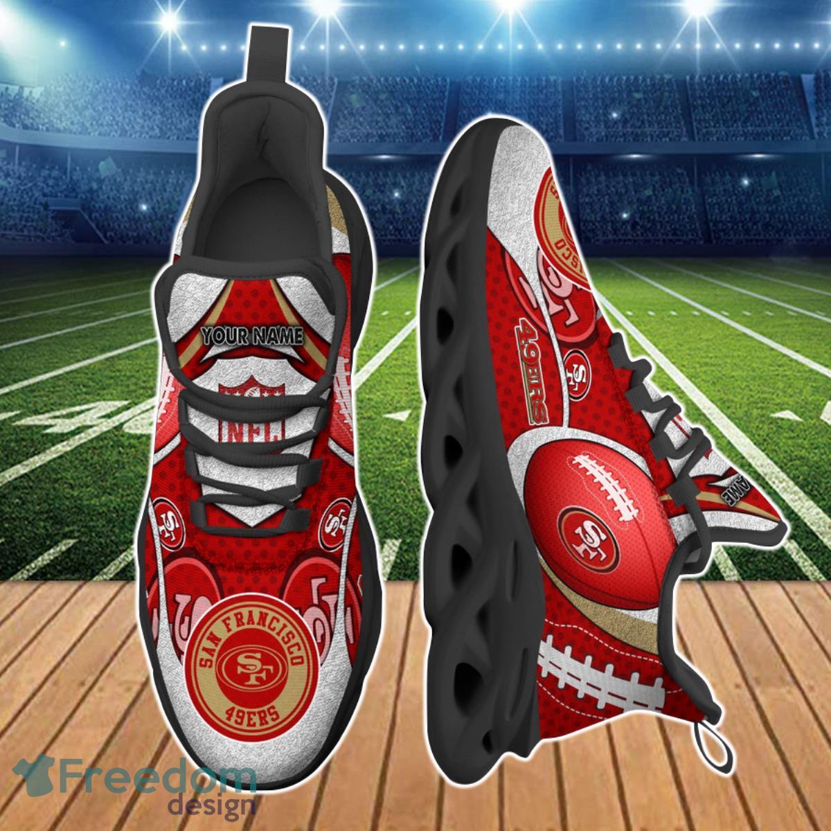 San Francisco 49ers NFL Clunky Max Soul Shoes Custom Name Best Gift For True Fans Product Photo 2