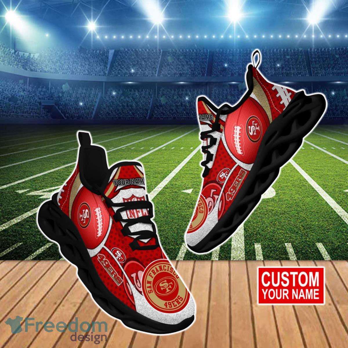 San Francisco 49ers NFL Clunky Max Soul Shoes Custom Name Best Gift For True Fans Product Photo 1