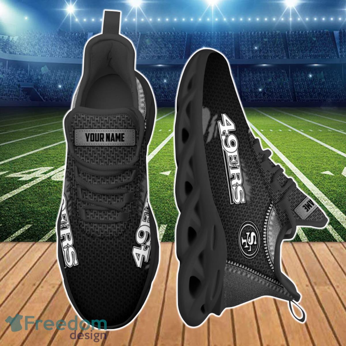 San Francisco 49ers NFL Clunky Max Soul Shoes Custom Name Best