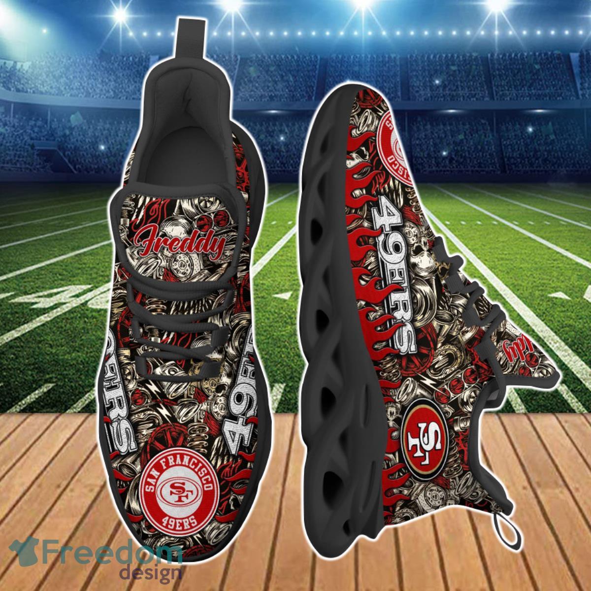 San Francisco 49ers NFL Clunky Max Soul Shoes Custom Name Special Gift For Men And Women Fans Product Photo 2