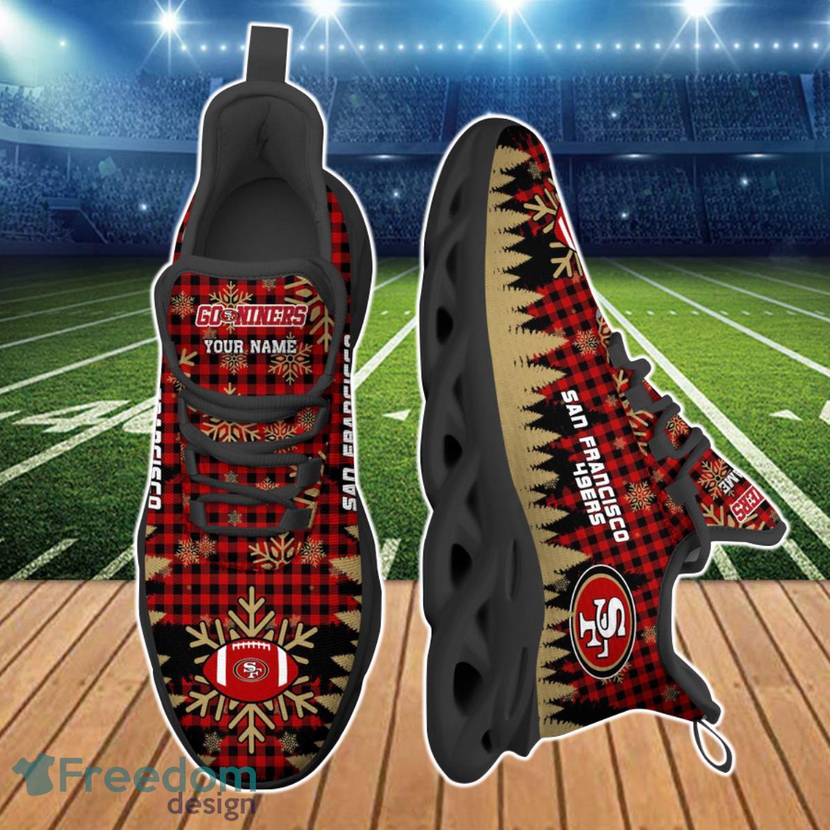 San Francisco 49ers NFL Clunky Max Soul Shoes Custom Name Unique Gift For True Fans Product Photo 2