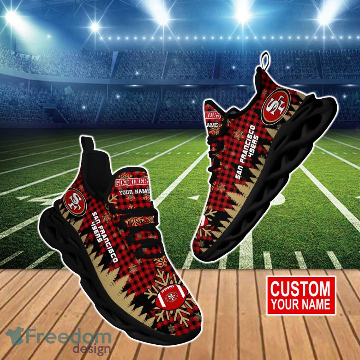 San Francisco 49ers NFL Clunky Max Soul Shoes Custom Name Unique Gift For True Fans Product Photo 1