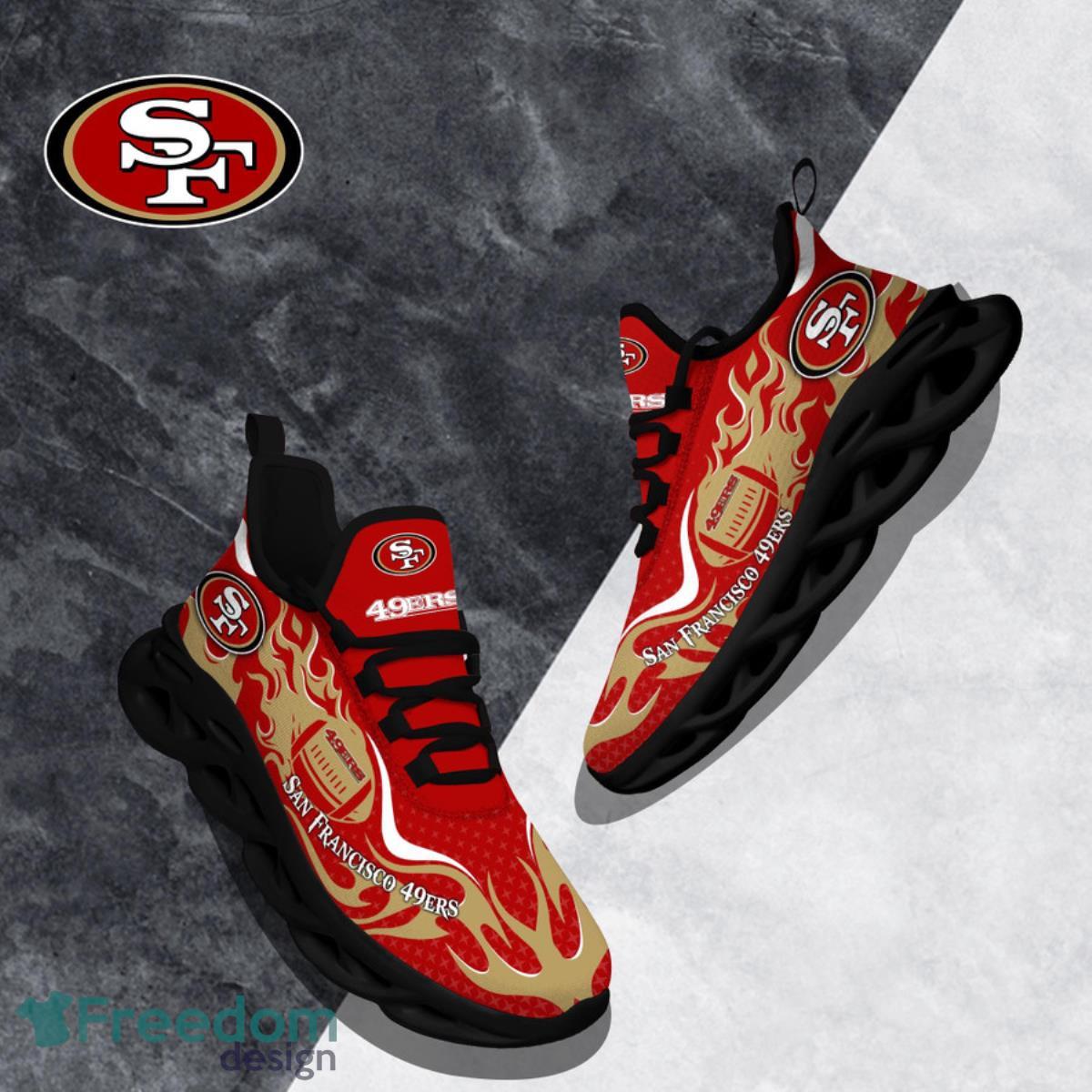 San Francisco 49ers NFL Clunky Max Soul Shoes Custom Name Best