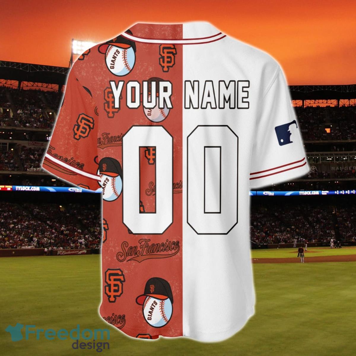 san francisco giants personalized jersey