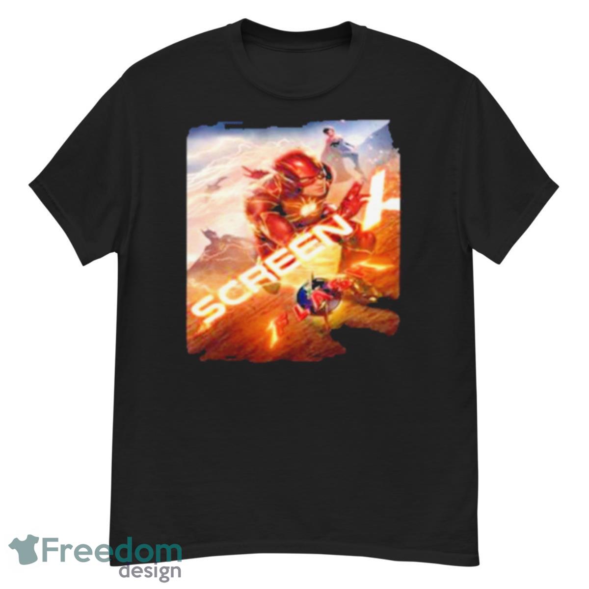 ScreenX Poster For The Flash Worlds Collide Vintage Shirt - G500 Men’s Classic T-Shirt