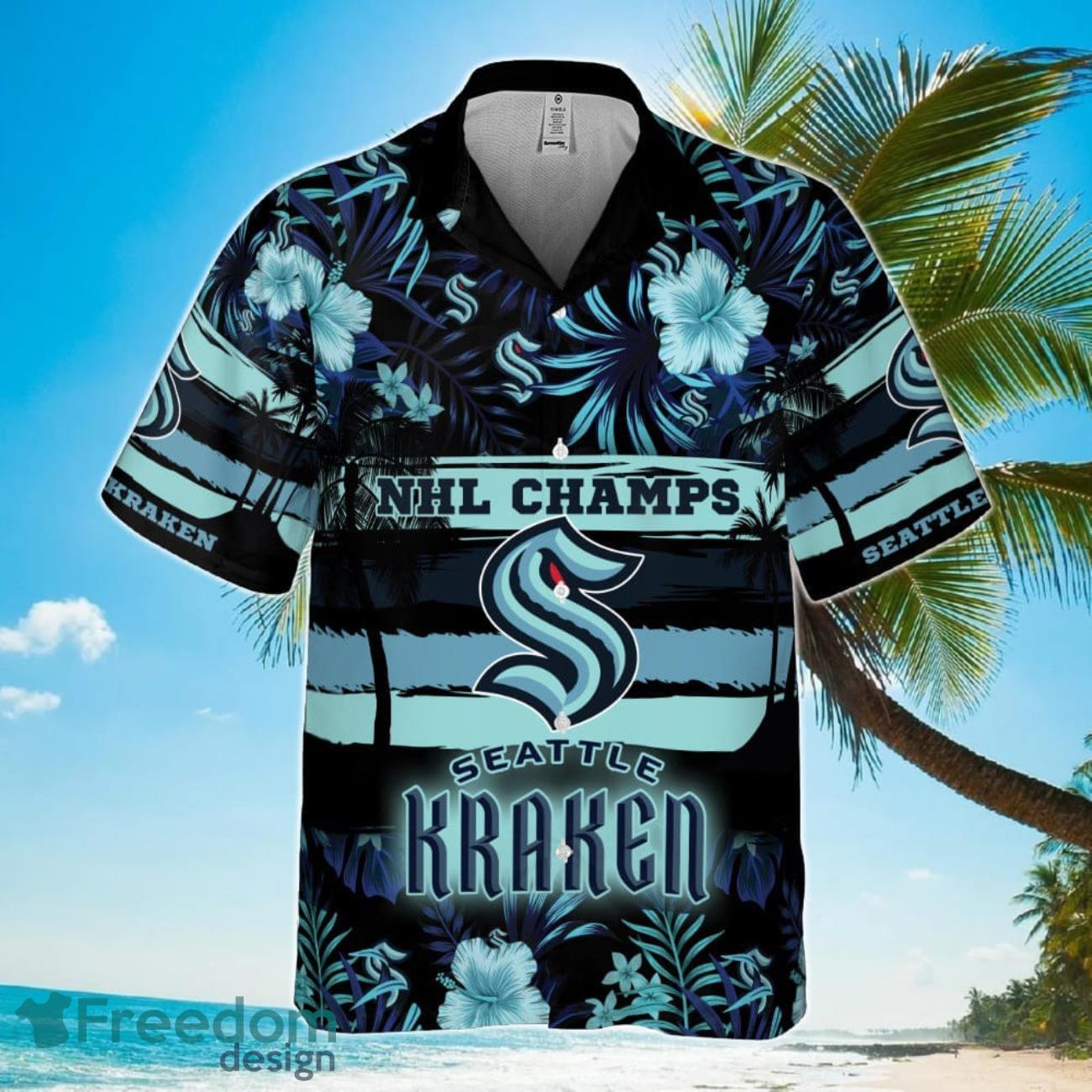 Seattle Kraken National Hockey League 2023 Hawaiian Shirt For Men Women Product Photo 2